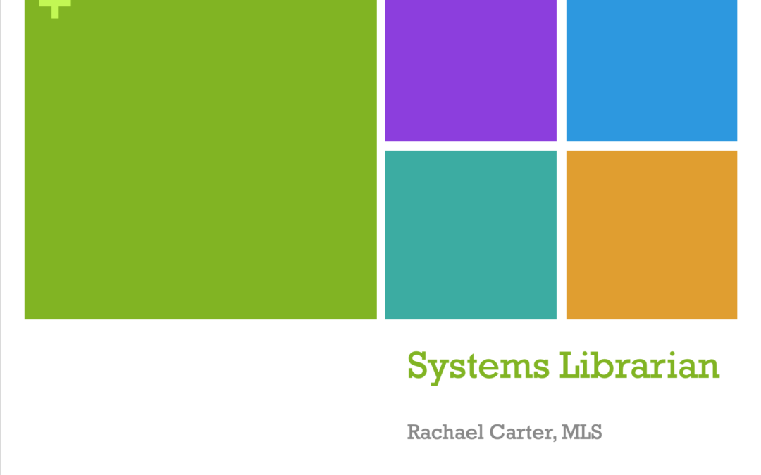 System Librarian Presentation